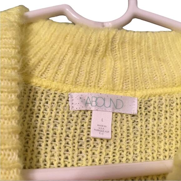 Nordstrom Abound Sweater Lime & Cream Size Large NWT - Picture 11 of 12